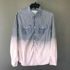 Guess Striped Button Up